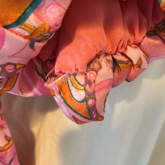 Delfi Collective Pink Sage Dress Sz S *Flawed* - Picture 4 of 5